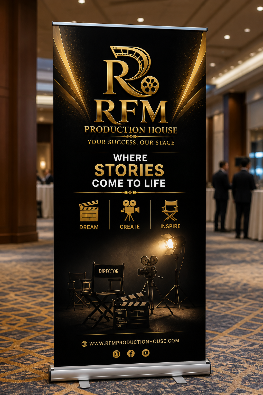 Standee Advertising Package Cover